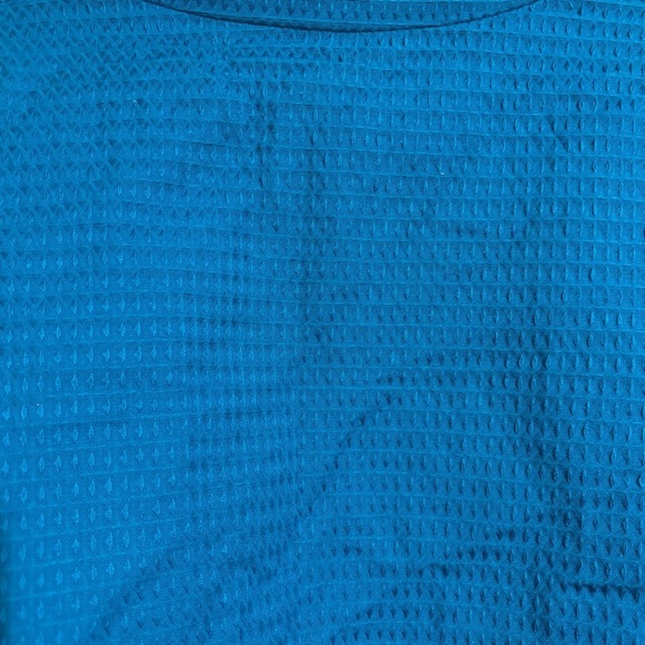 Dialoque Womens 3X Cardigan bright aqua color 100% cotton - Picture 6 of 6